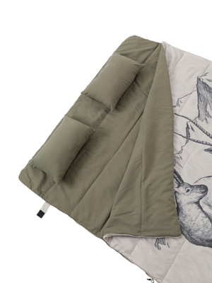 Спальник Naturehike Double sleeping bag pattern with pillow Tibetan Antelope