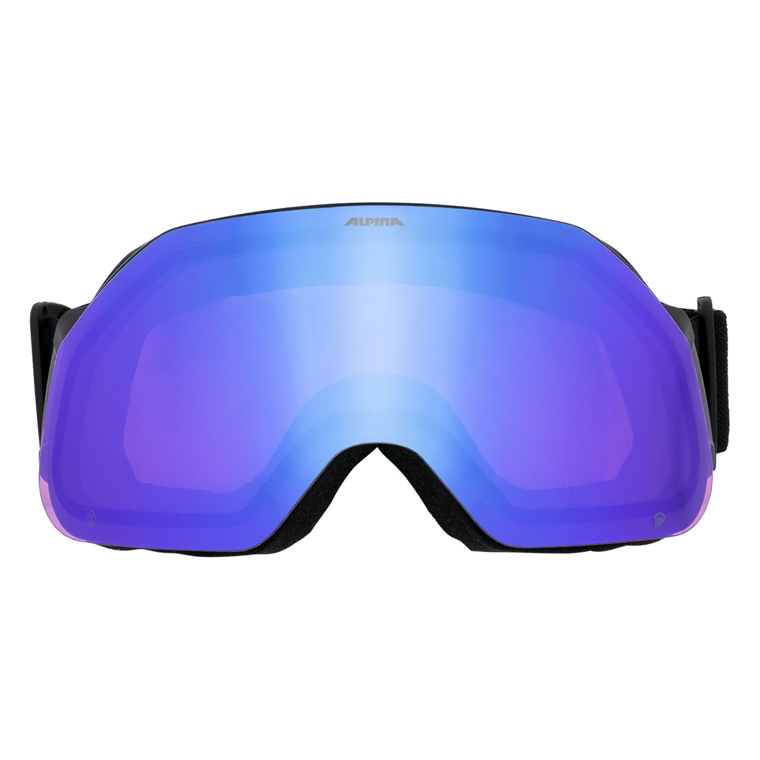 Очки горнолыжные ALPINA Blackcomb Q Black Matt/Q-Blue S2