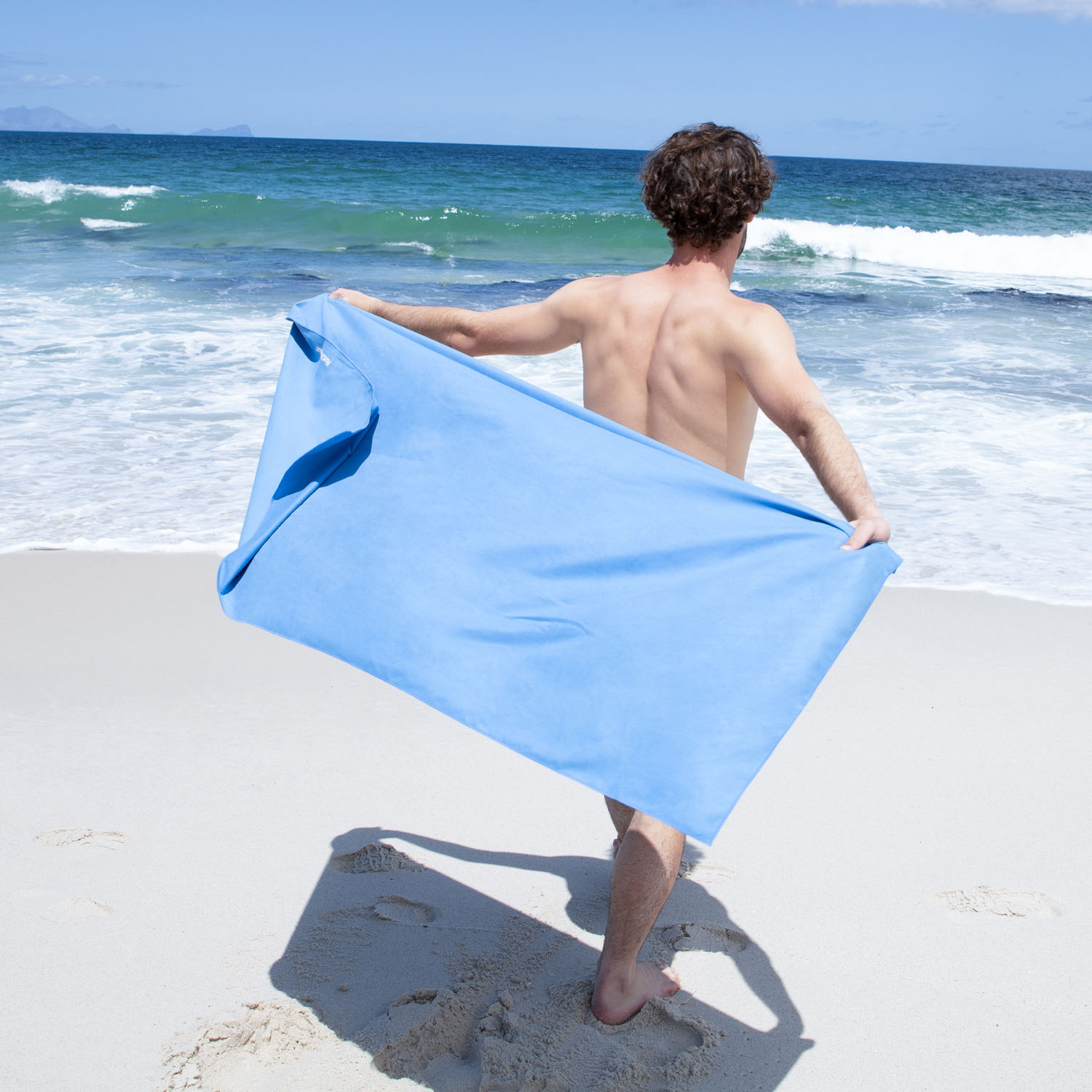 Полотенце Naturehike Fitness Antibacterial Quick-Drying Beach Towel/Bath Towel 160x80Cm Blue