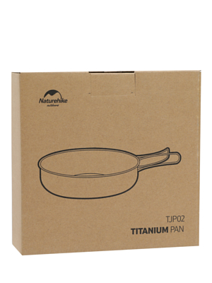 Сковорода Naturehike Tjp02 Outdoor Ti Frying Pan-9H 150 mm Titanium