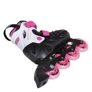 Роликовые коньки Powerslide Khaan Junior SQD Black/White/Pink