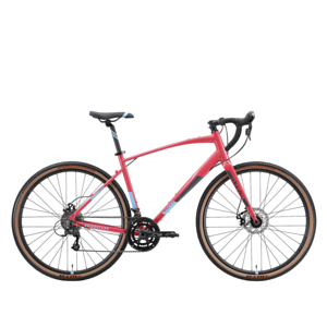 Велосипед Stark Gravel 700.5 D 2024 красный/синий, голубой