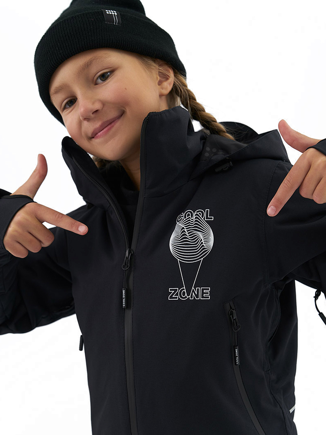 Комбинезон сноубордический детский COOL ZONE Pixel Черный