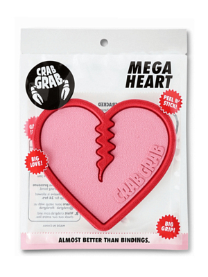 Наклейка на сноуборд CRABGRAB Mega Heart Bubblegum