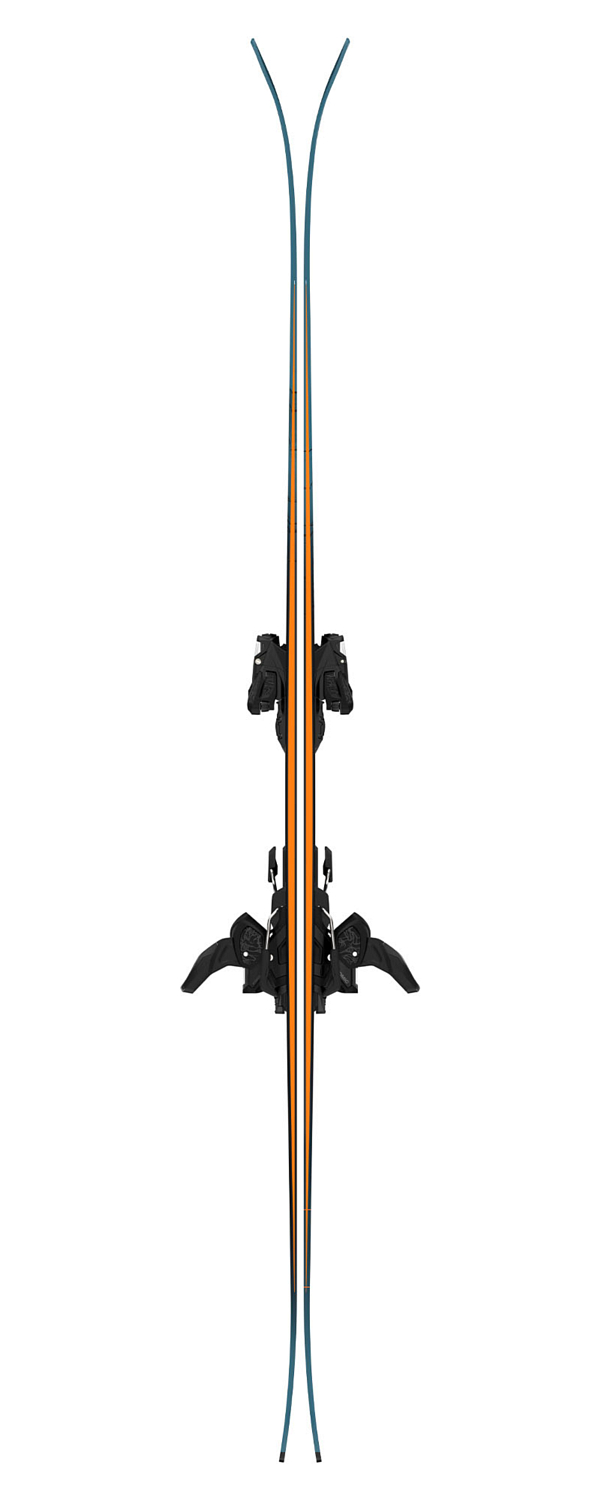 Горные лыжи с креплениями ATOMIC MAVERICK 86 C + STR 12 GW Metalic Blue/Black/Orange