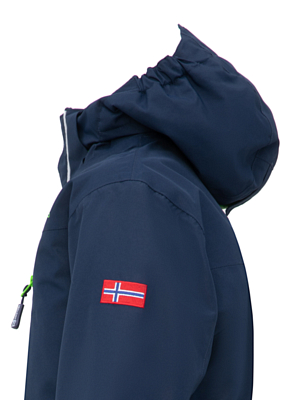 Комбинезон горнолыжный детский Trollkids Isfjord Navy/Green