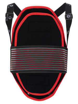 Защита спины NIDECKER Back Support With Body Belt (&lt; Mt. 1,55) Black/Red