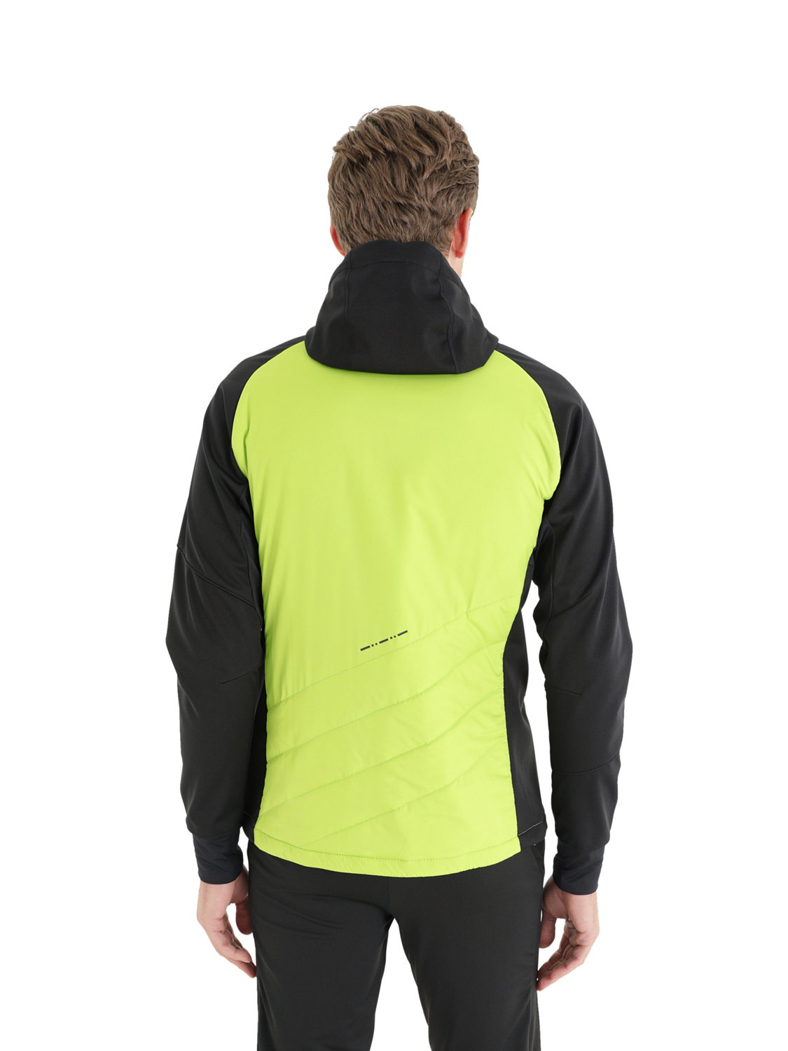 Nordski Hybrid Hood Black Lime