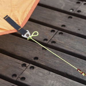 Оттяжки для палатки Naturehike S Shape Rope Buckle 4 pcs+rope Red