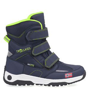 Ботинки Trollkids Kids Lofoten Winter Boots Navy/Viper Green