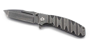 Нож Stinger Knives 90 мм рукоять нержавеющая сталь Темно-Серый