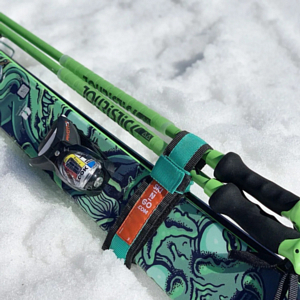 Приспособление для переноски лыж и лыжных палок SKI-N-GO Green 60-95 M