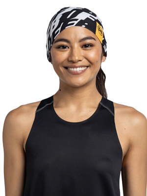 Buff Coolnet Uv Wide Headband Logo Multi