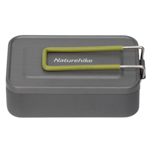 Контейнер для еды Naturehike Aluminum Alloy Square Lunch Box Grey