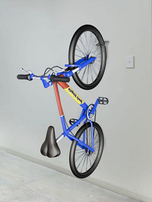 Набор аксессуаров Uniсo Metall 17 для хранения велосипедов до 25 кг Серый Металлик