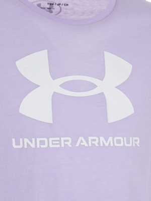 Футболка беговая Under Armour Sportstyle Logo Purple