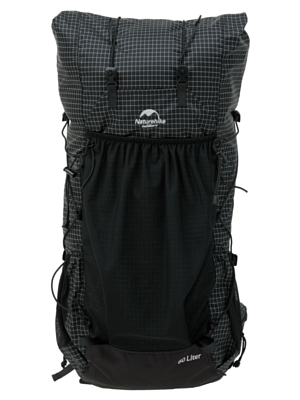 Рюкзак Naturehike Rock 60L+5L Hiking Backpack Dyneema Fabric Black