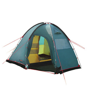 Палатка BTrace Dome 4 Зеленый/Бежевый