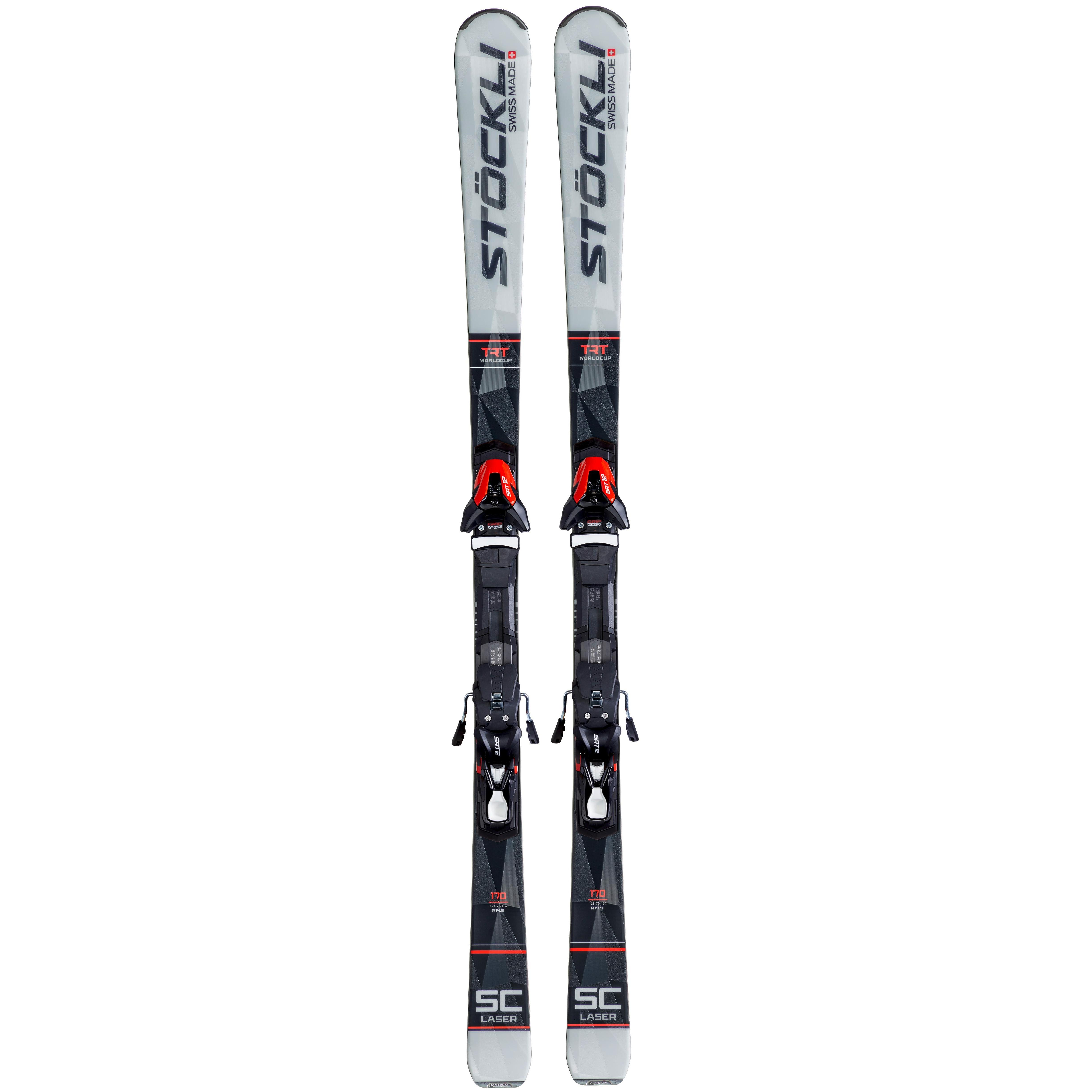 Горные лыжи с креплениями Stoeckli 2019-20 Laser SC + MC12 White