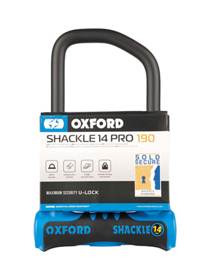 Замок велосипедный Oxford Shackle14 Pro U-Lock 260mmх177mm