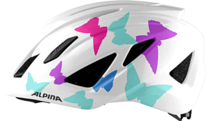 Велошлем ALPINA Pico Pearlwhite Butterflies Gloss