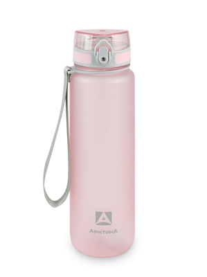 Бутылка Арктика тритановая с ситечком, 1л Розовый Матовый