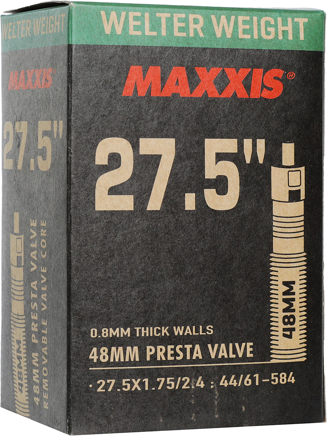 Велокамера Maxxis Welter Weight 27.5X1.75/2.4 Велониппель 48мм