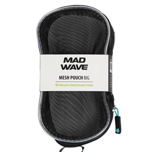 Чехол для очков для плавания MAD WAVE Mesh pouch big Black