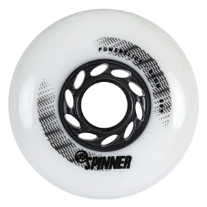 Комплект колёс для роликов Powerslide Spinner 80/88A, 4-pack Black/White