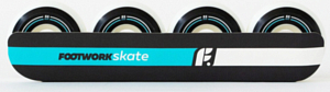 Колеса (4 штуки) для скейтборда Footwork Basic 54mm 100A (Side Cut Shape)