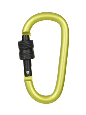 Карабин аксессуарный Naturehike 8cm d-type multifunctional hang buckle with lock Yellow