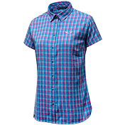 Рубашка с коротким рукавом туристическая Salewa 2018 PUEZ ECOYA DRY W S/S SRT M blue
