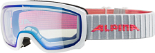 Очки горнолыжные Alpina 2021-22 Scarabeo Jr. V White/Clear S1-2
