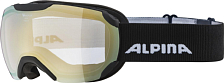 Очки горнолыжные Alpina 2021-22 Pheos S V Black Matt/Gold S1-2