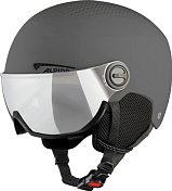 Зимний Шлем Alpina 2021-22 Arber Visor Q-Lite Grey Matt/Silver S2