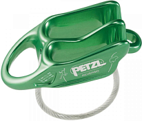 Спусковое-страховочное устройство PETZL Reverso Green