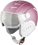 Зимний Шлем Alpina 2021-22 Jump 2.0 Q-Lite Berry-White Matt/Silver S2