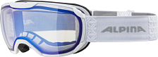 Очки горнолыжные Alpina 2021-22 Pheos S V White/Blue S1-2