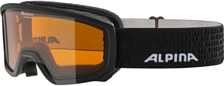 Очки горнолыжные Alpina 2021-22 Scarabeo Jr. Black/Orange S2