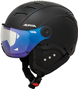 Зимний Шлем Alpina 2021-22 Jump 2.0 V Black Matt/Blue S1-2