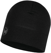Шапка Buff MW Merino Wool Hat Solid Black