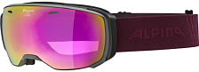 Очки горнолыжные Alpina 2019-20 Estetica HM Grey/Cassis/Pink sph.