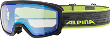 Очки горнолыжные Alpina 2021-22 Scarabeo Jr. V Black/Clear S1-2