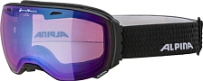 Очки горнолыжные Alpina 2021-22 Big Horn Qv Black Matt/Blue S2