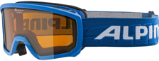 Очки горнолыжные Alpina 2021-22 Scarabeo Jr. Light Blue/Orange S2