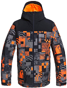 (*) Куртка сноубордическая Quiksilver 2020-21 Morton Shocking orange radpack