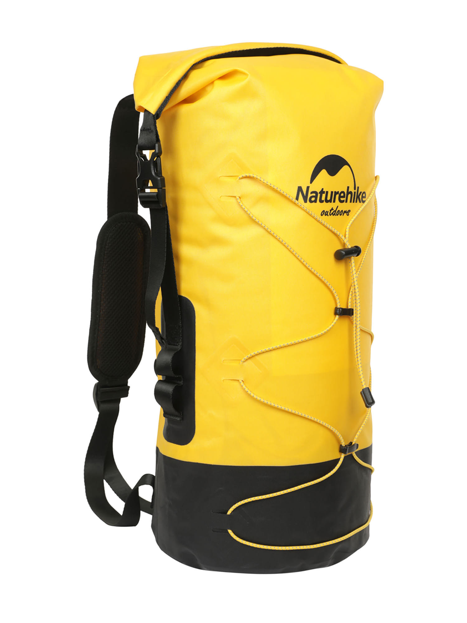 Герморюкзак Naturehike TB03-shimmer-TPU wet and dry separation waterproof bag 20L without shoes Lemon Yellow