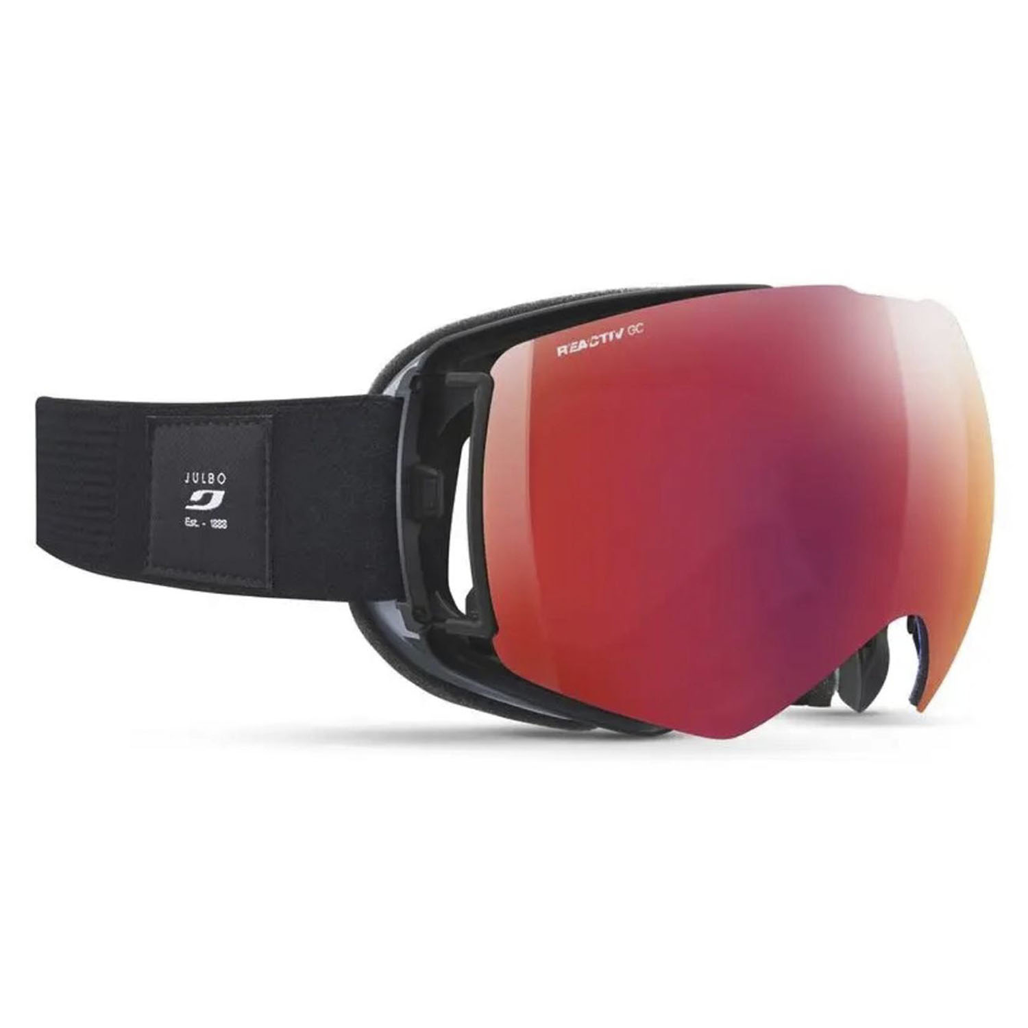 Маска горнолыжная Julbo Lightyear Black-Grey/Reactiv 2-3 Glare Control Flash Red