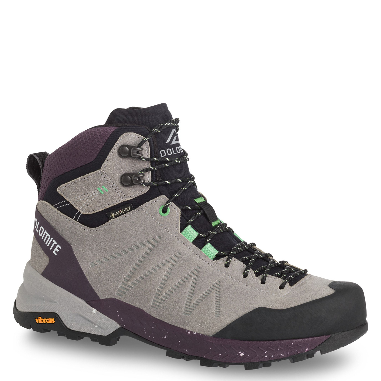 Ботинки Dolomite W's Crodarossa Leather High GTX Grey/Dark Purple