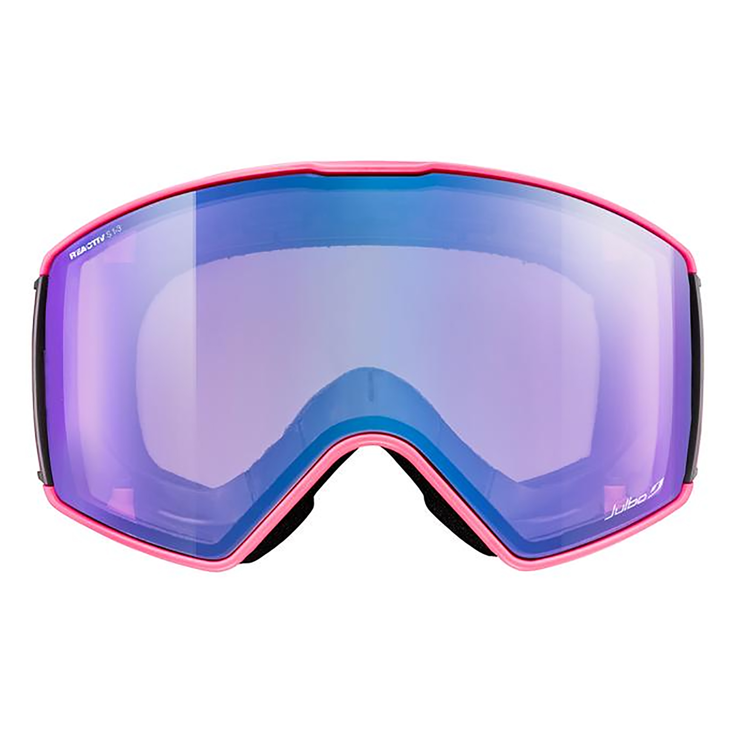 Маска горнолыжная Julbo Launcher Reactiv S1-3 Pink/Black/Blue Flash